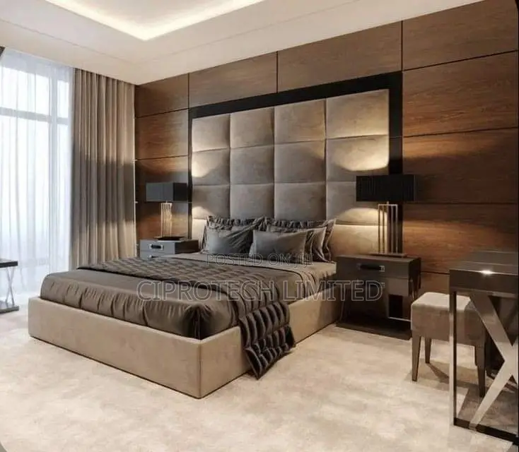6x6 Bed With High Headboard
