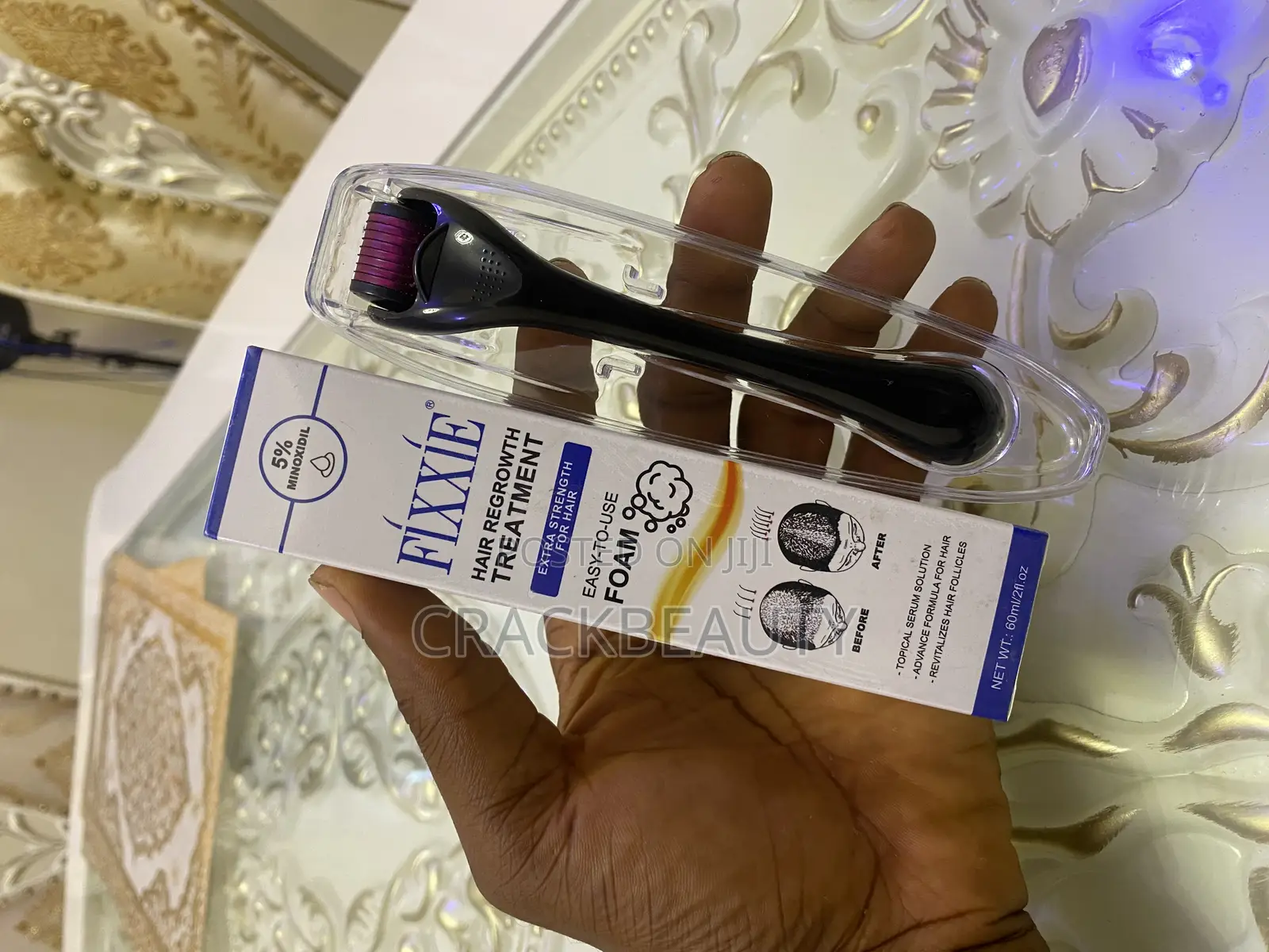 5% Fixxie Minioxidle Foam and Derma Roller