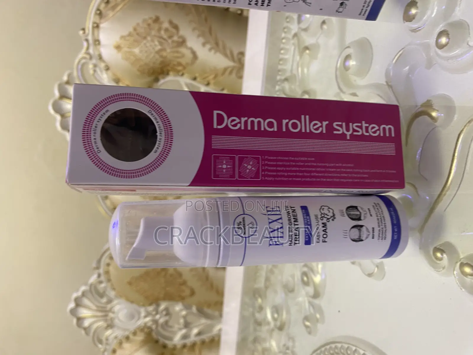 5% Fixxie Minioxidle Foam and Derma Roller
