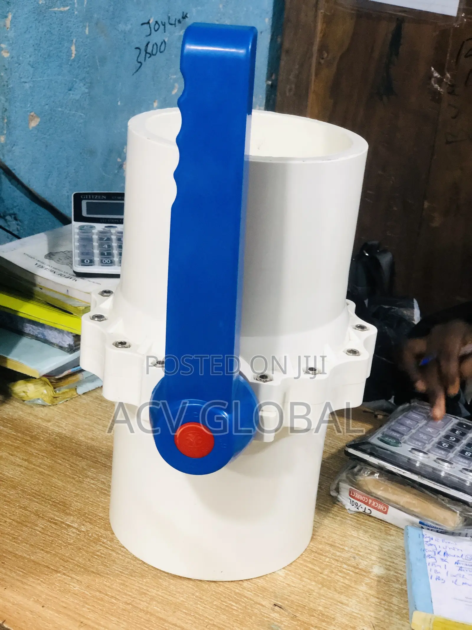 6” White Air Valve