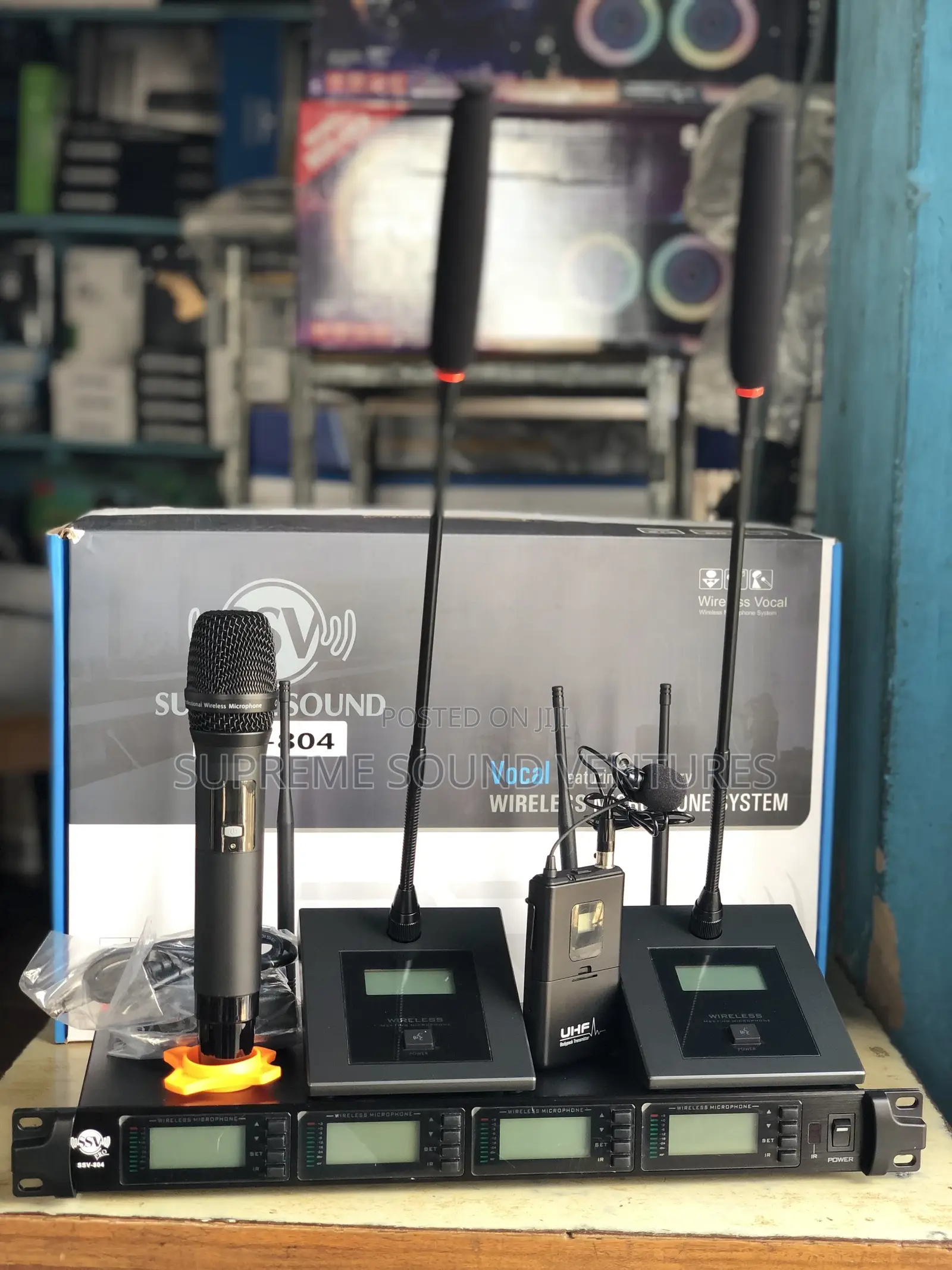 SSV-804 Handle,Lapel and Conference Wireless Microphone