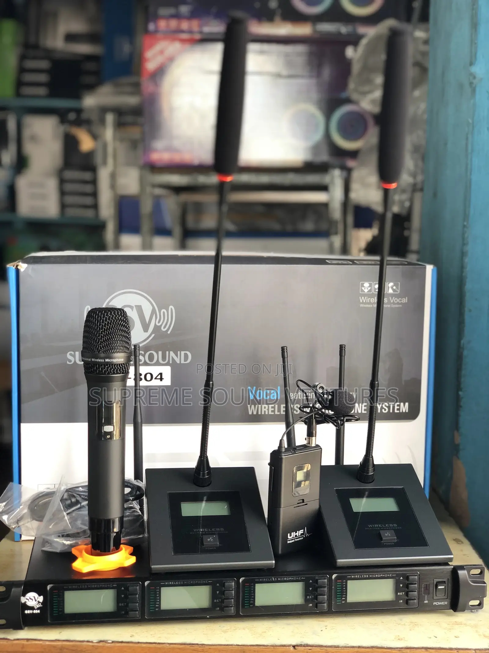 SSV-804 Handle,Lapel and Conference Wireless Microphone