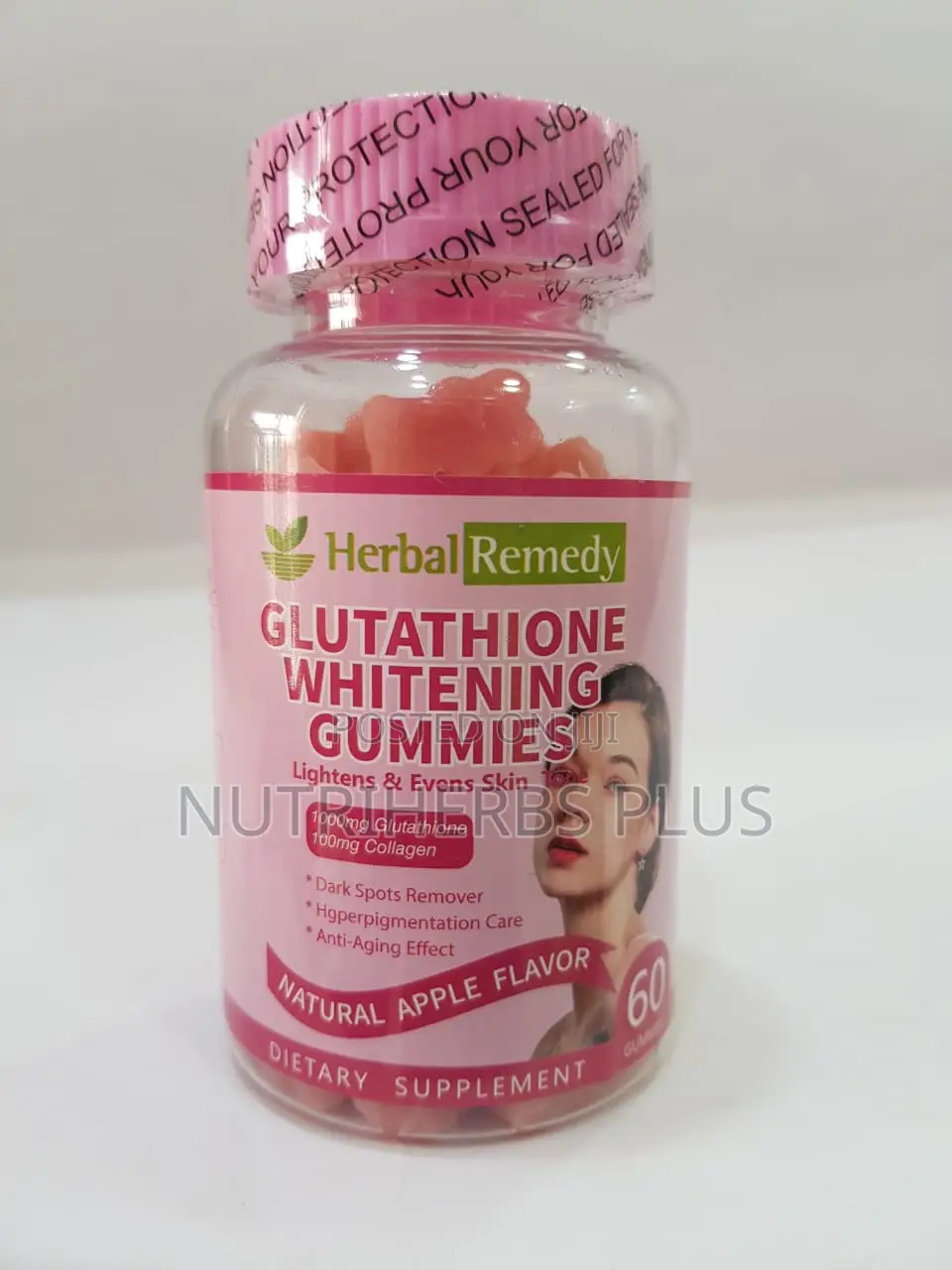 Glutathione Skin Whitening Gummies: Smooth Wrinkles.