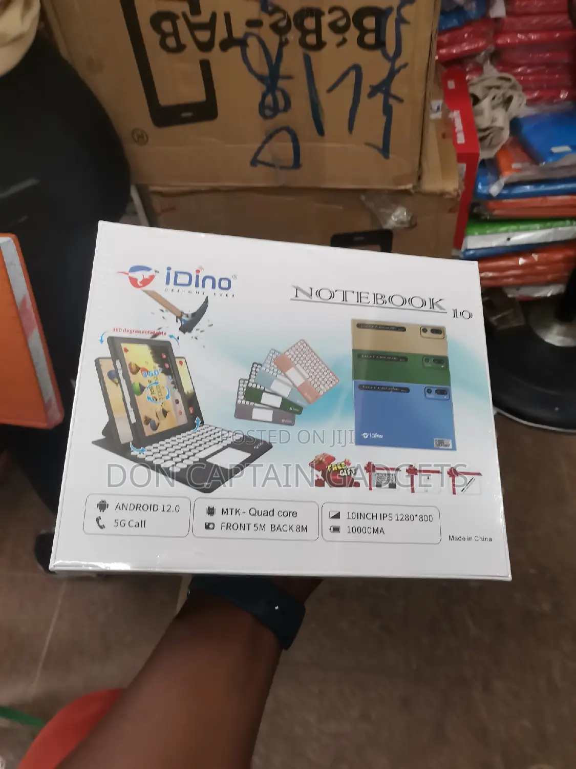 Idino Notebook 10 Kids Tablet With Keyboard 8gb/512gb