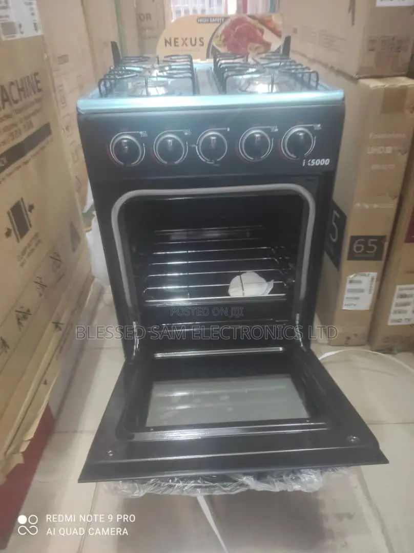 New Nexus Standing Gas Cooker 4 Burner With Oven Automatic