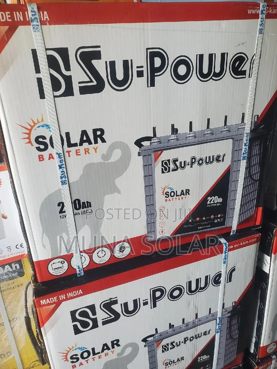 220ah 12v Su-Power Tubular Battery