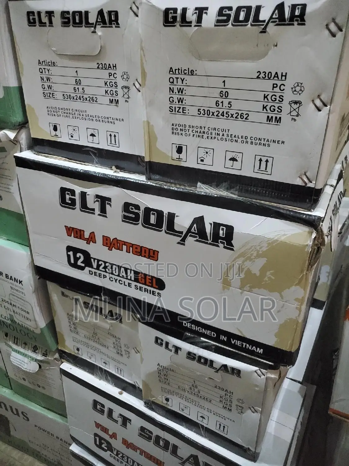 230ah 12v GLT Dry Cell Battery