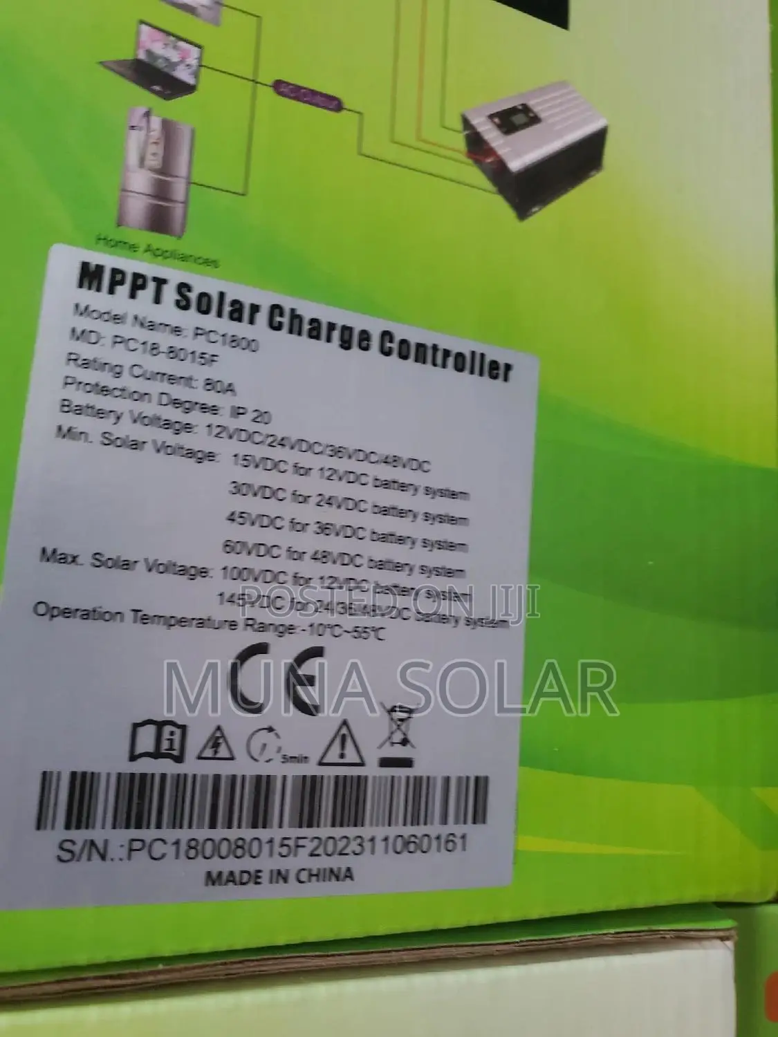 60ah 12v to 48v Must Charge Controller