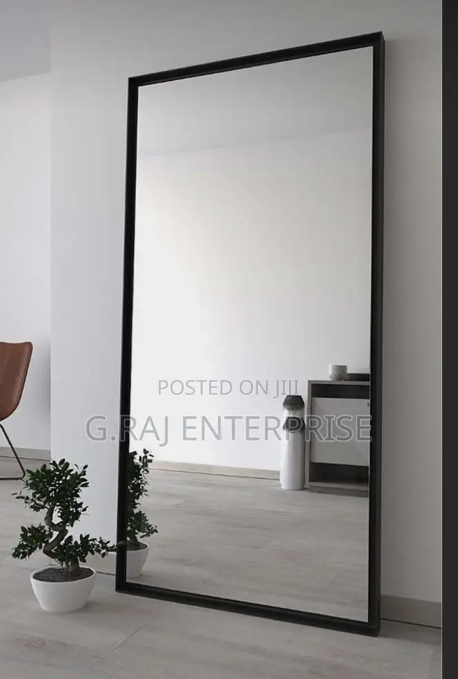 35/68 Inches Home Mirror Black Frame Payment on Delivery