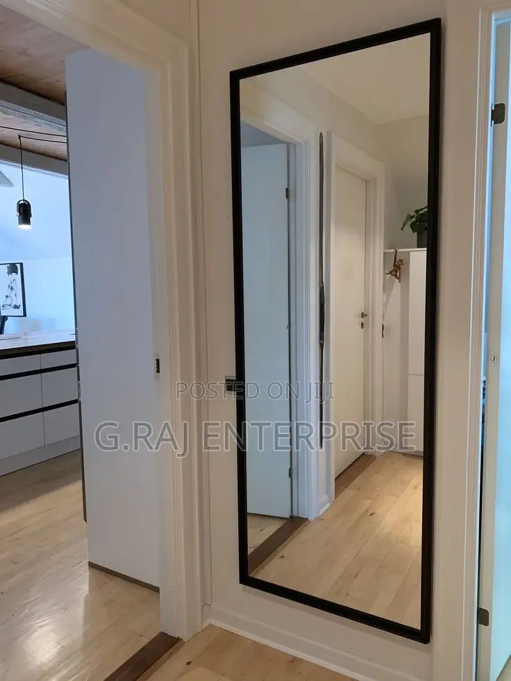 24/60 Inches Wall Mirror With Black Frame Payment on Deliver