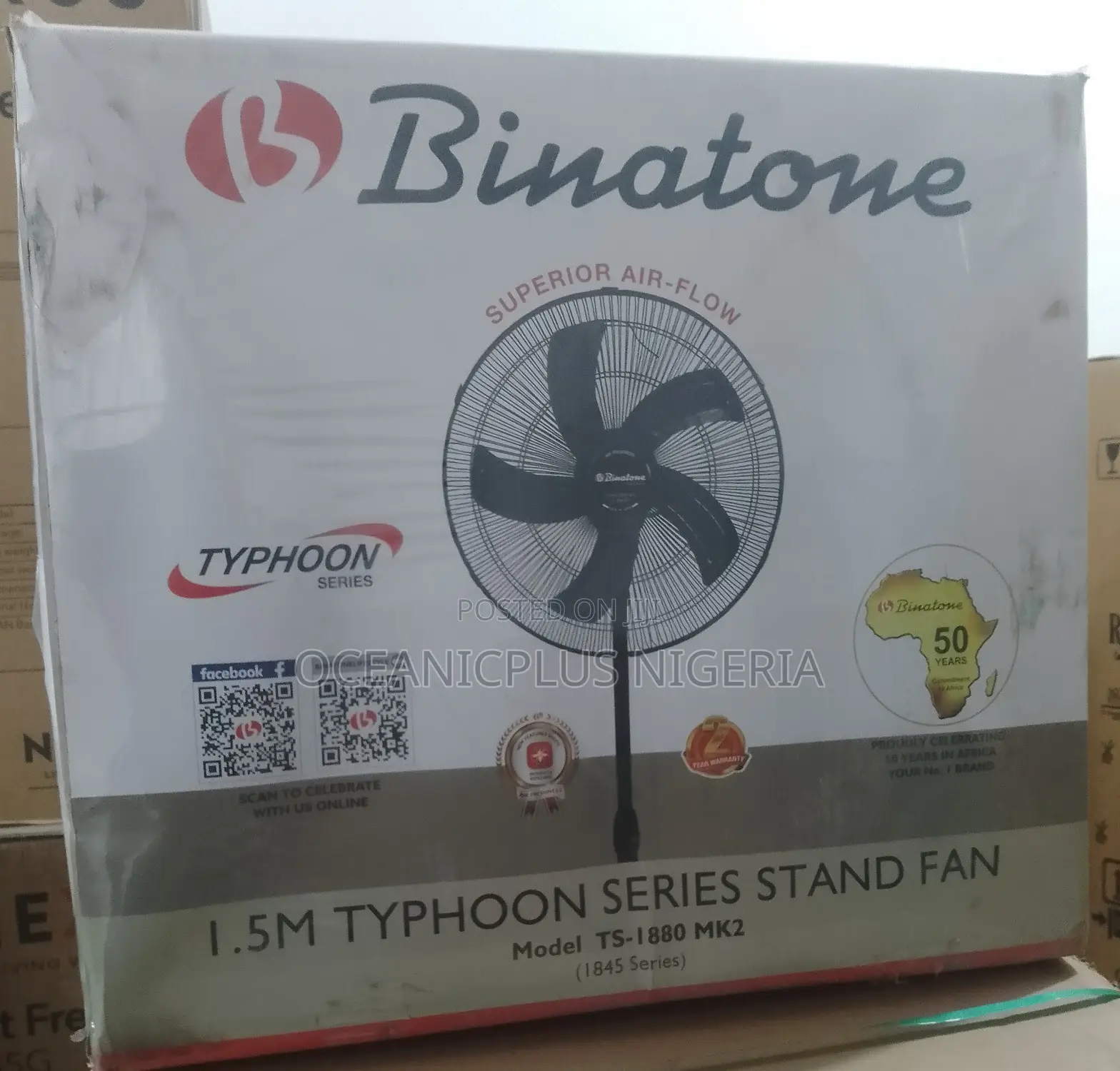Quality 18 Inches Binatone Non-Rechargeable Standing Fan