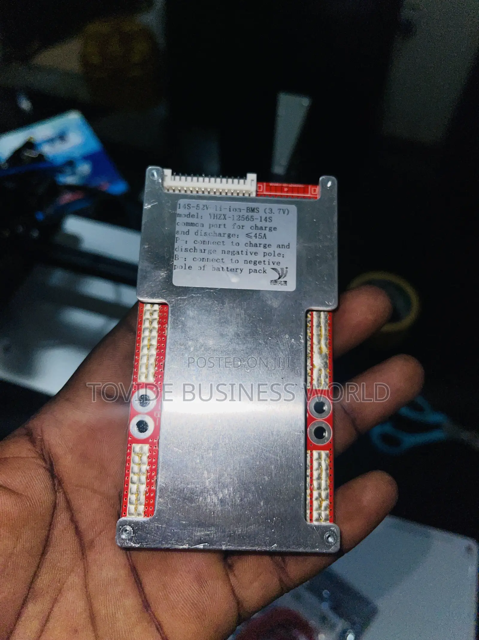 14S 45A Lithium Ion BMS Protection Board With Balancer