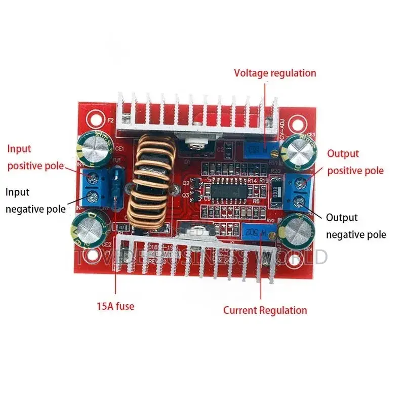 15A 400W DC to DC Step Up Boost Bulk Converter