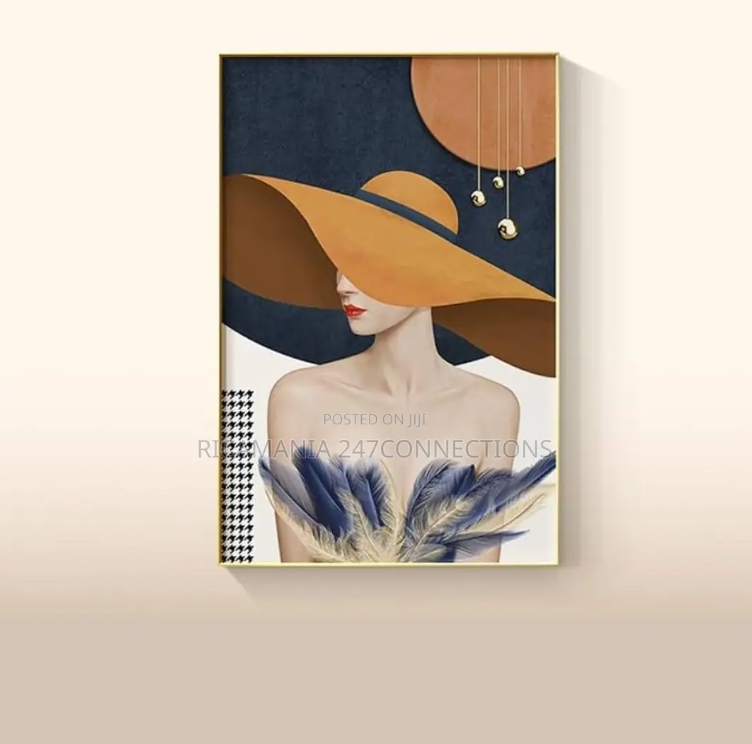 24*36" Abstract Painting Artwork Frame