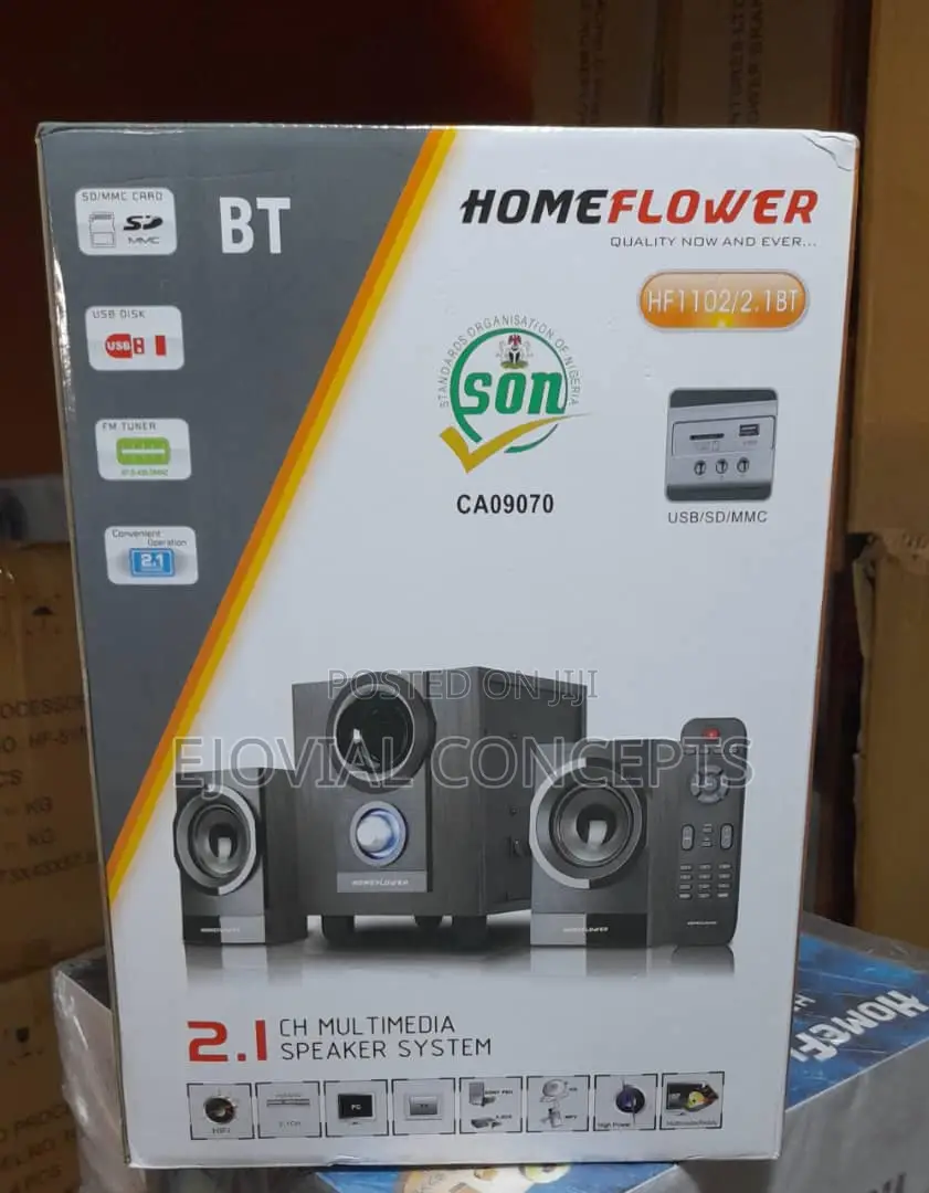 Homeflower 2.1ch Multimedia Speaker System Hf-1102