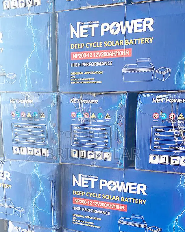 12v-200ah Net Power Solar Gel Battery