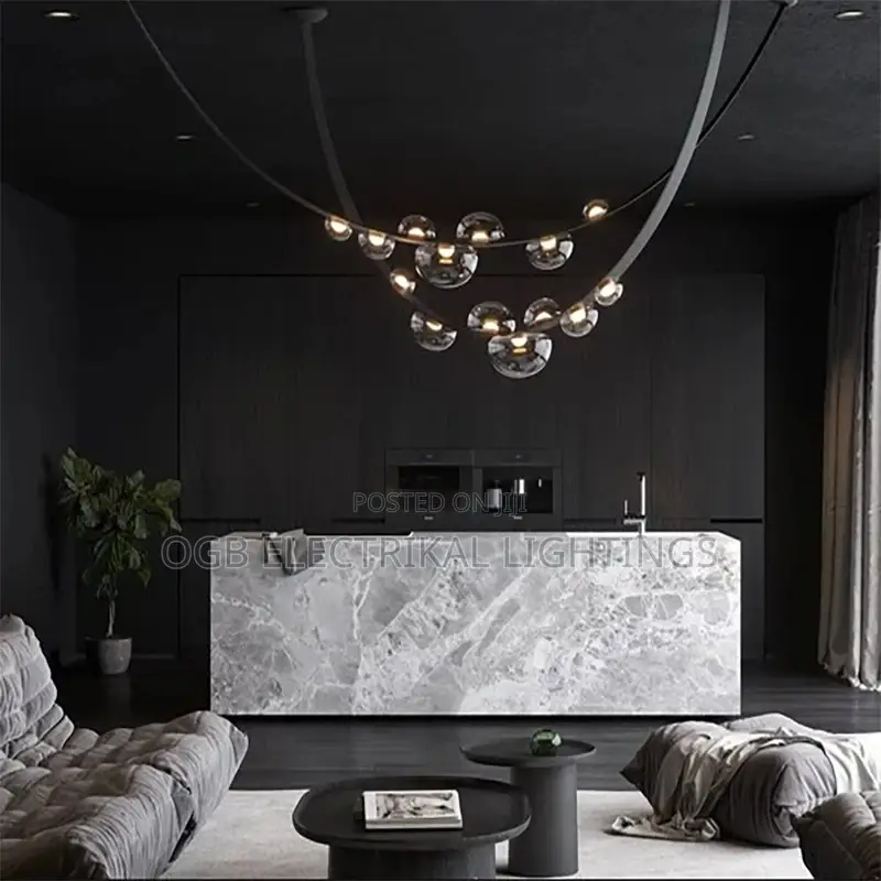Modern Leather Led Pendant Lamp