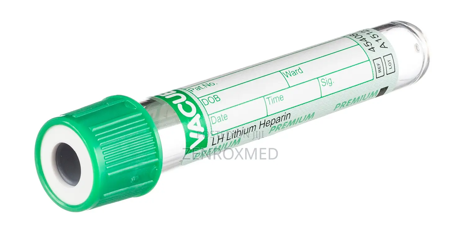 Lithium Heparin Vacutainer Per Pack