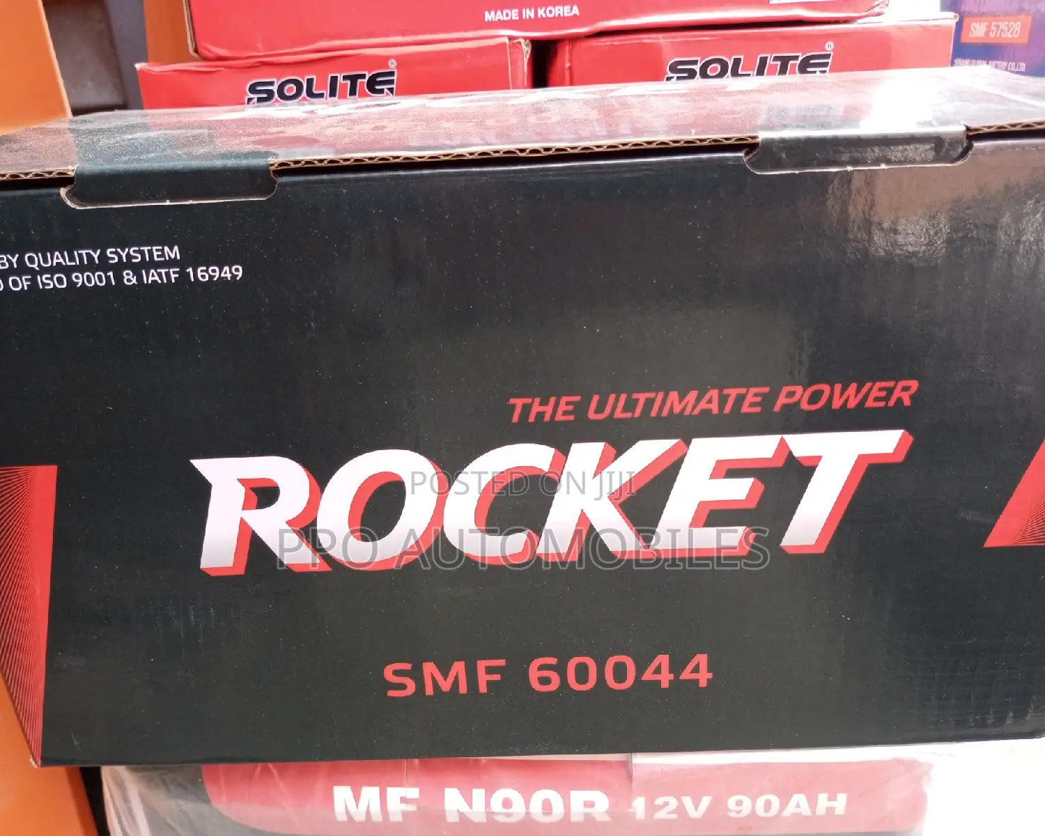 12v 100ah Rocket Original Korea Battery