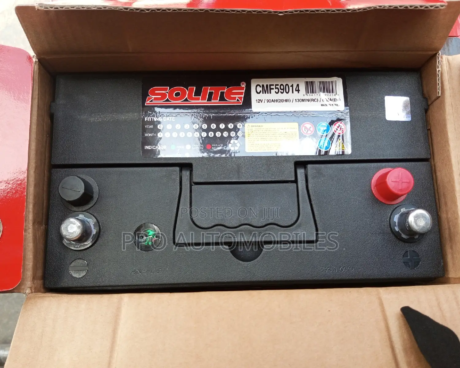 12V 90ah Solite Original Mf Battery