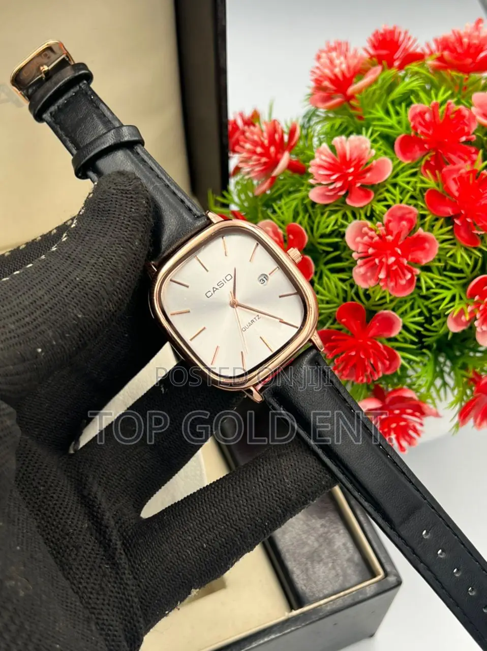 Casio Leather Wristwatch