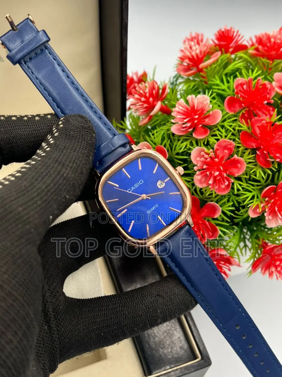 Casio Leather Wristwatch