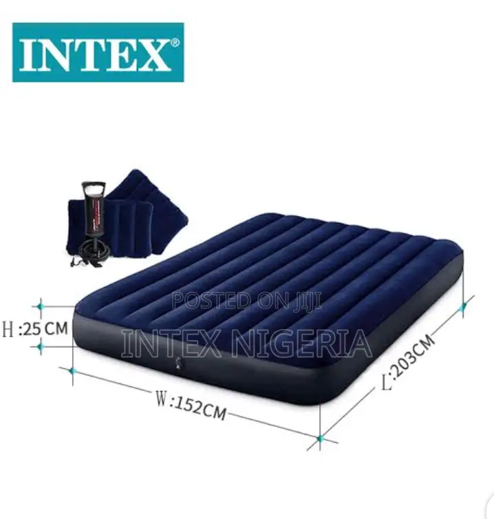 Intex Air Bed Classic Downy Airbed Dura Beam Standard
