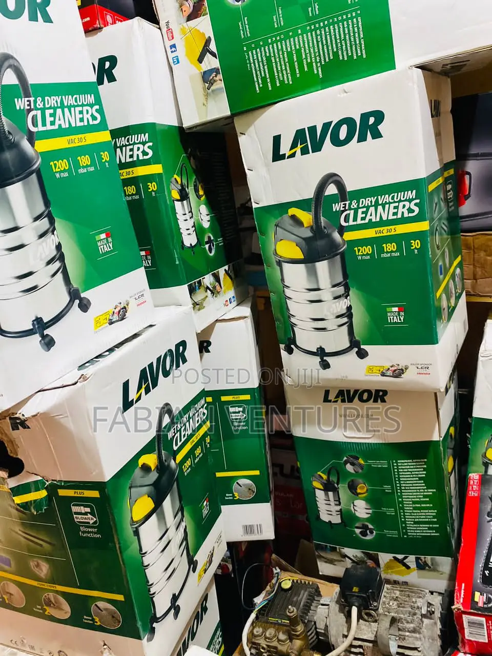 Lavor 30L Wet and Dry Vacuum Cleaner