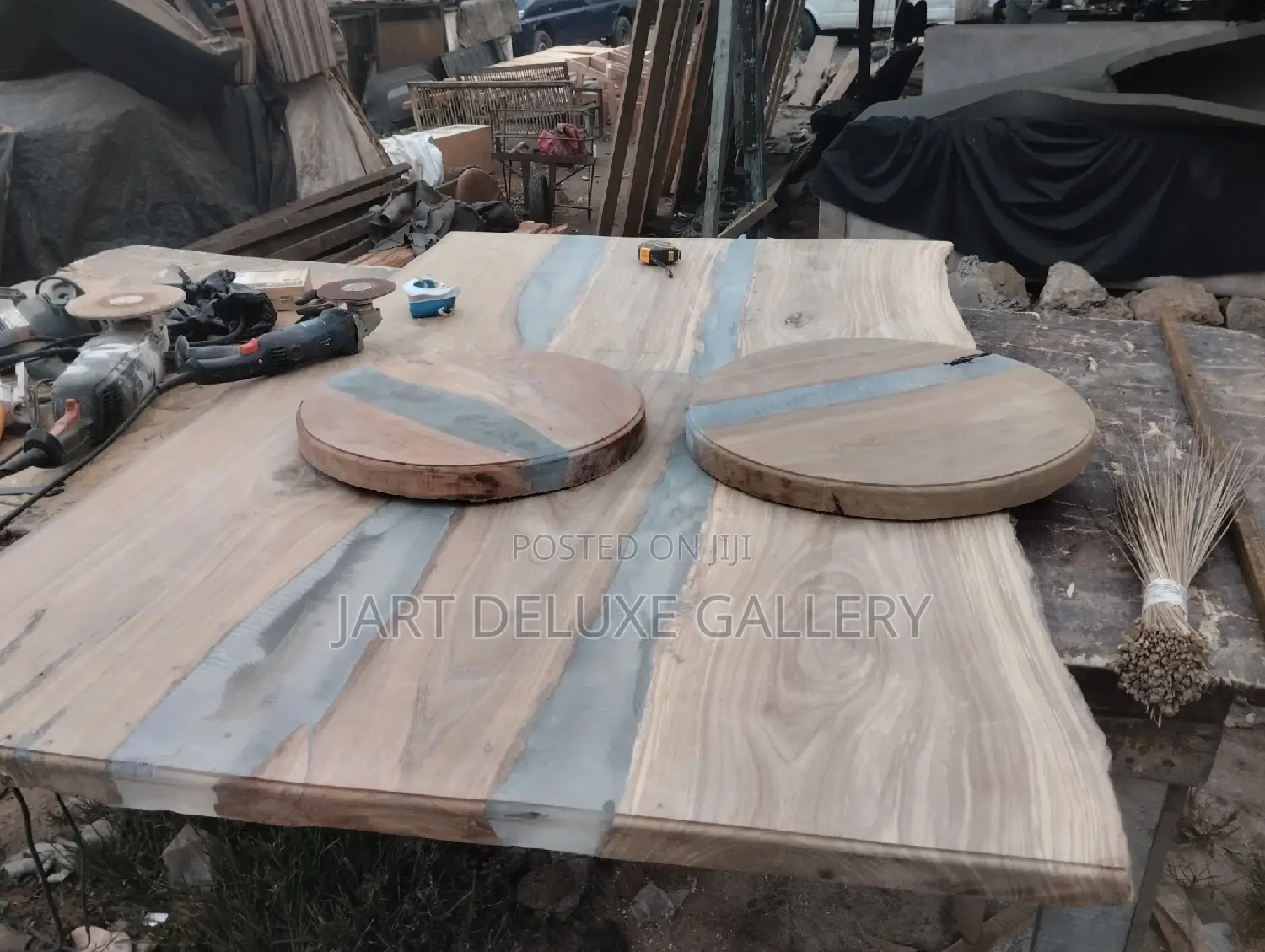 Stylish Wooden Epoxy Table