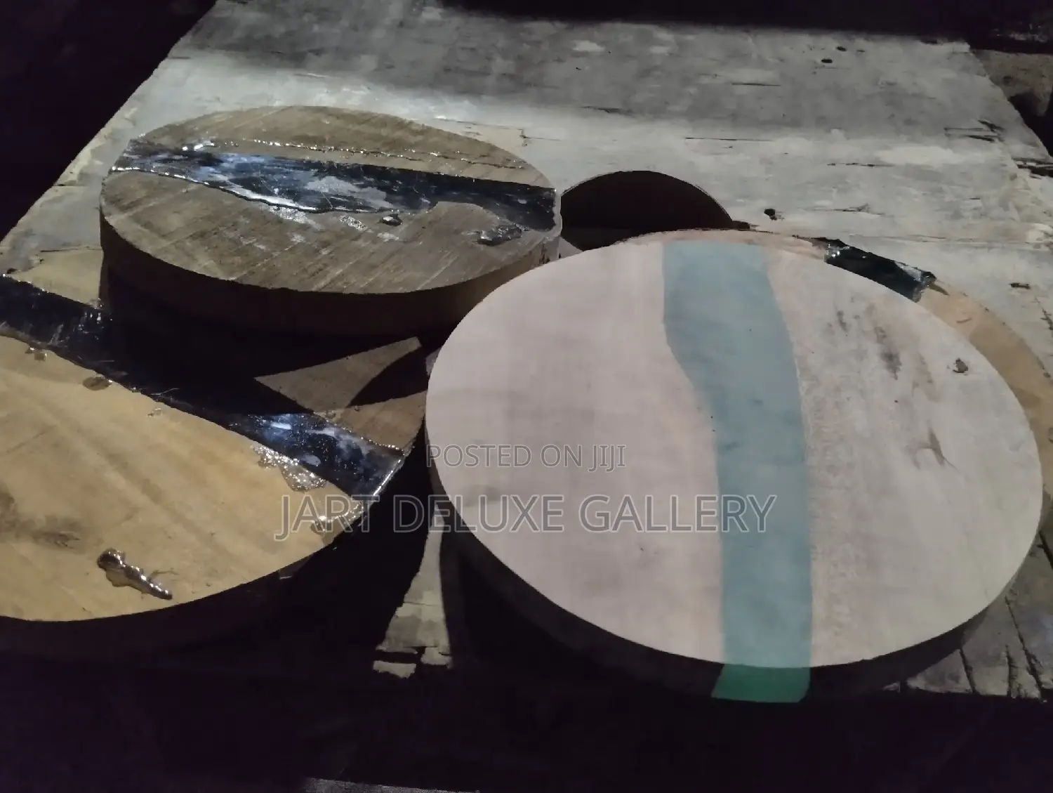 Stylish Wooden Epoxy Table