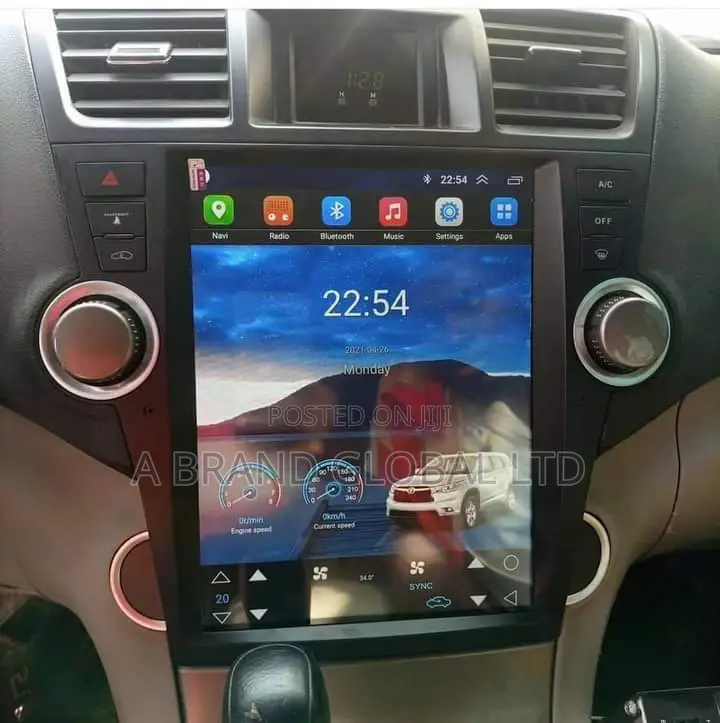 2008-2013 Toyota Highlander Tesla Android Navigation System