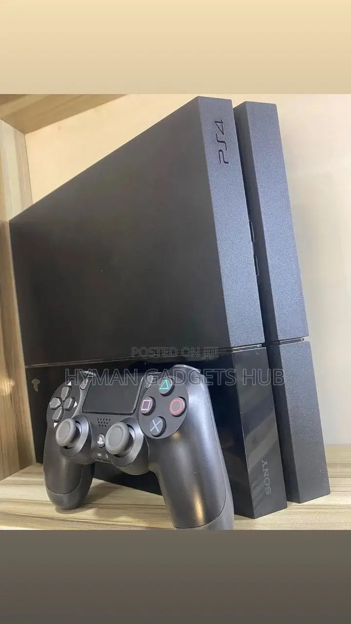 Neatly Used Ps4 Fat With 2 Pads, Accessories and 10 Games