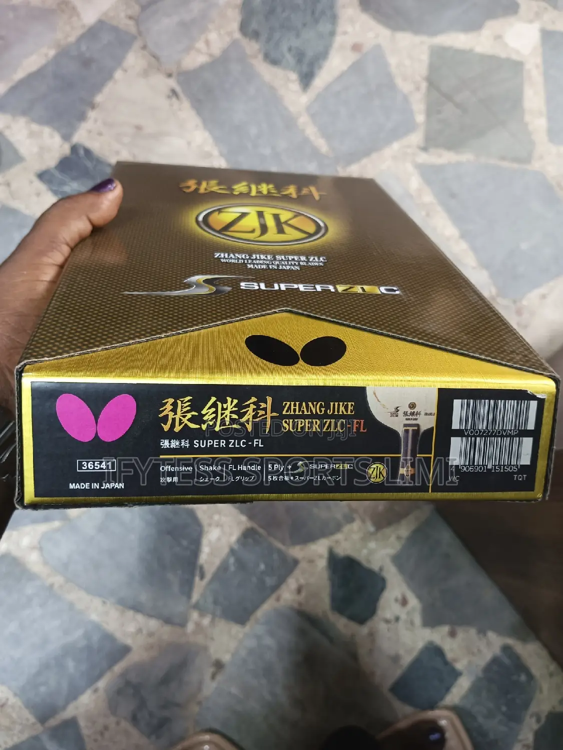 Zhang Jike Super ZLC Table Tennis Bat.