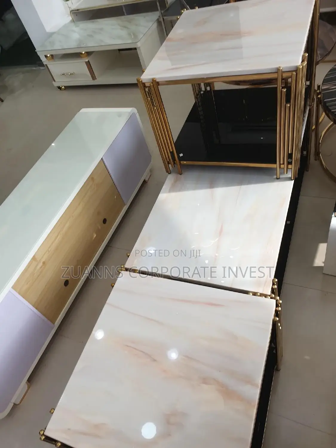 3 in 1 Marble Tables
