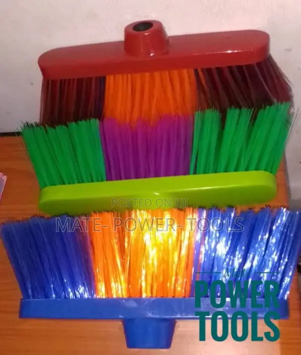 PVC Coated Wooden Handle - Soft Broom Set