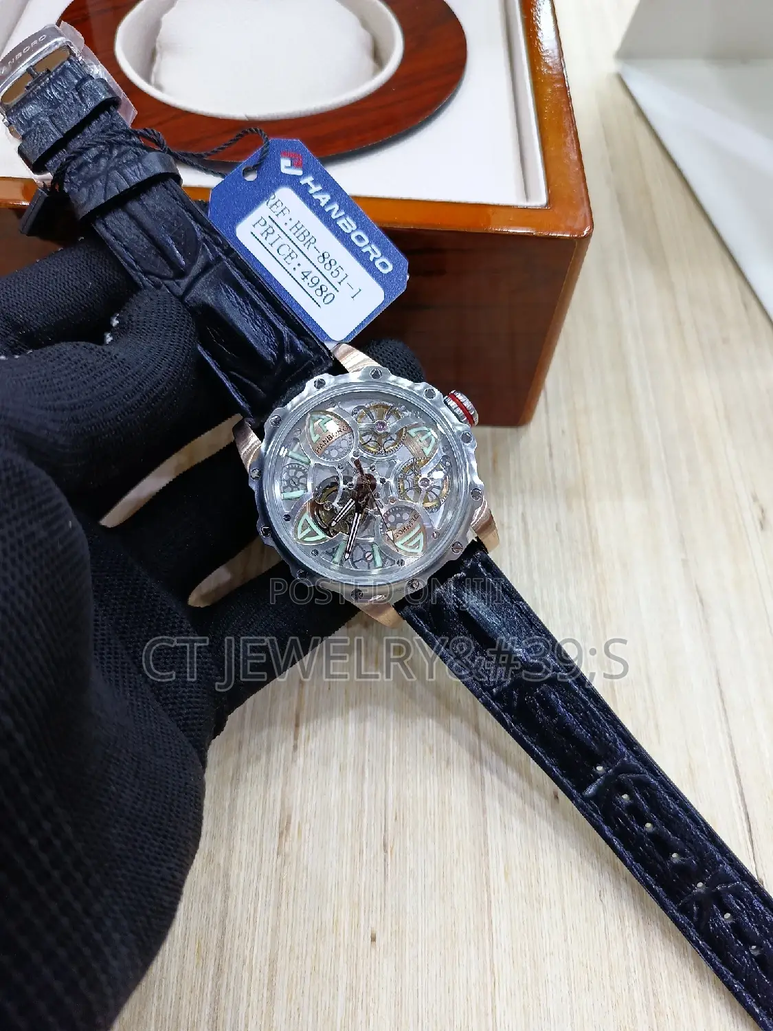 Original Leather Hanboro Watch High Quality