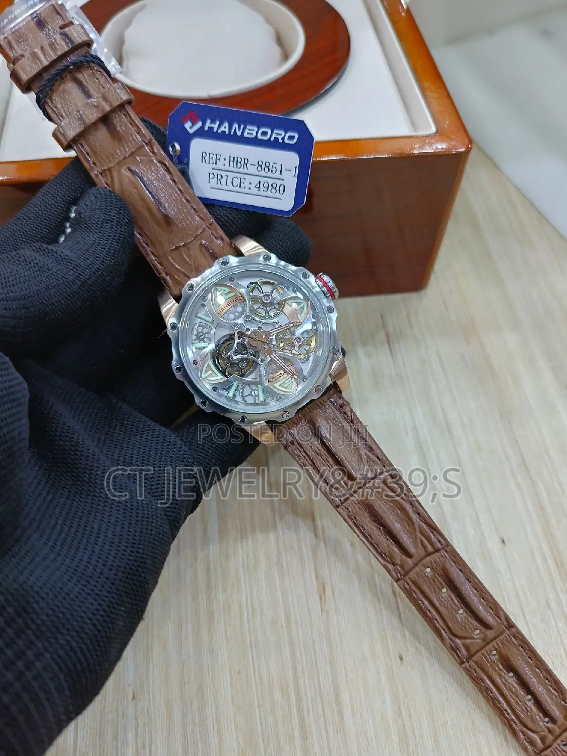 Original Leather Hanboro Watch High Quality
