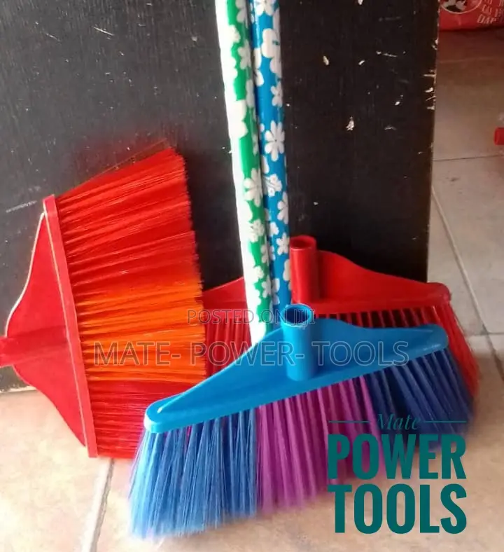 PVC Coated Wooden Handle - Lobby Broom
