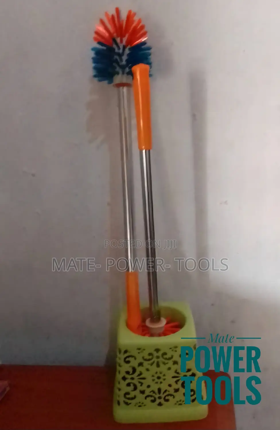 Toilet Brush Set With Long Handle Stainless Steel