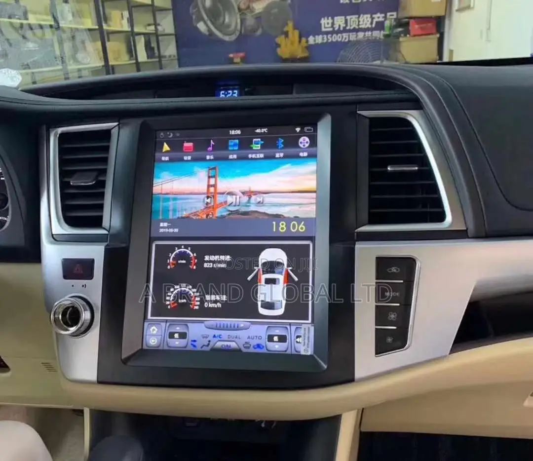 2014-2019 Toyota Highlander Tesla Android Navigation System