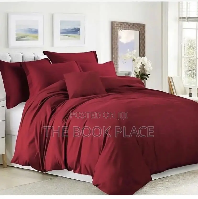 Luxury Plain Wine Bedsheet