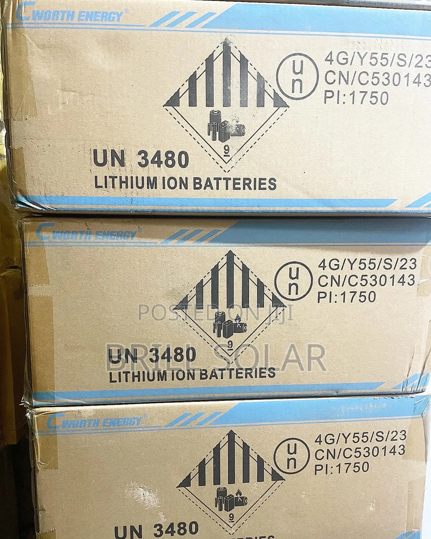 5kwh, 51.2v Cworth Solar Lithium Battery (Lbt)