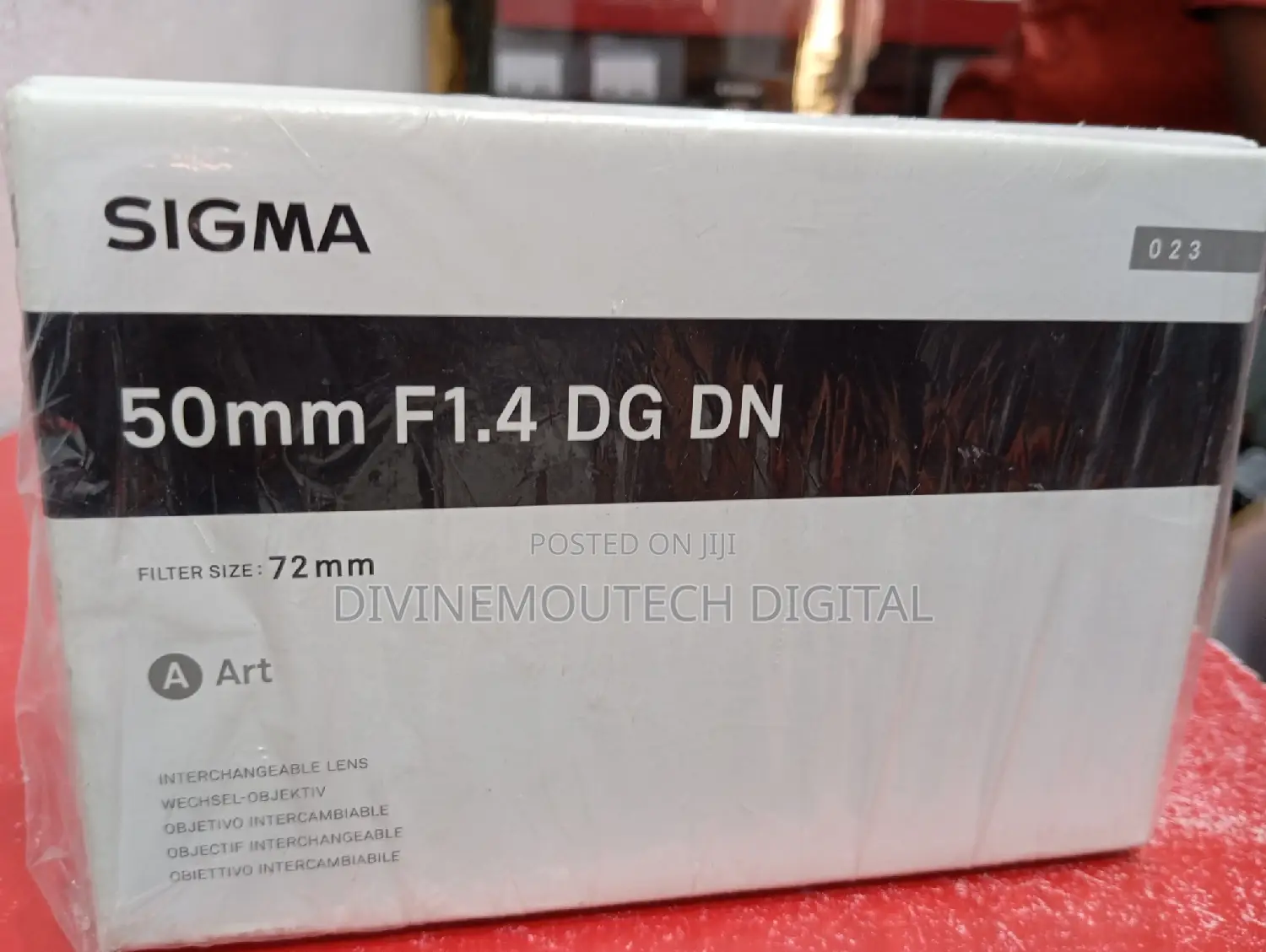 Sigma Lens 50mm Art for Canon and Sony Camera
