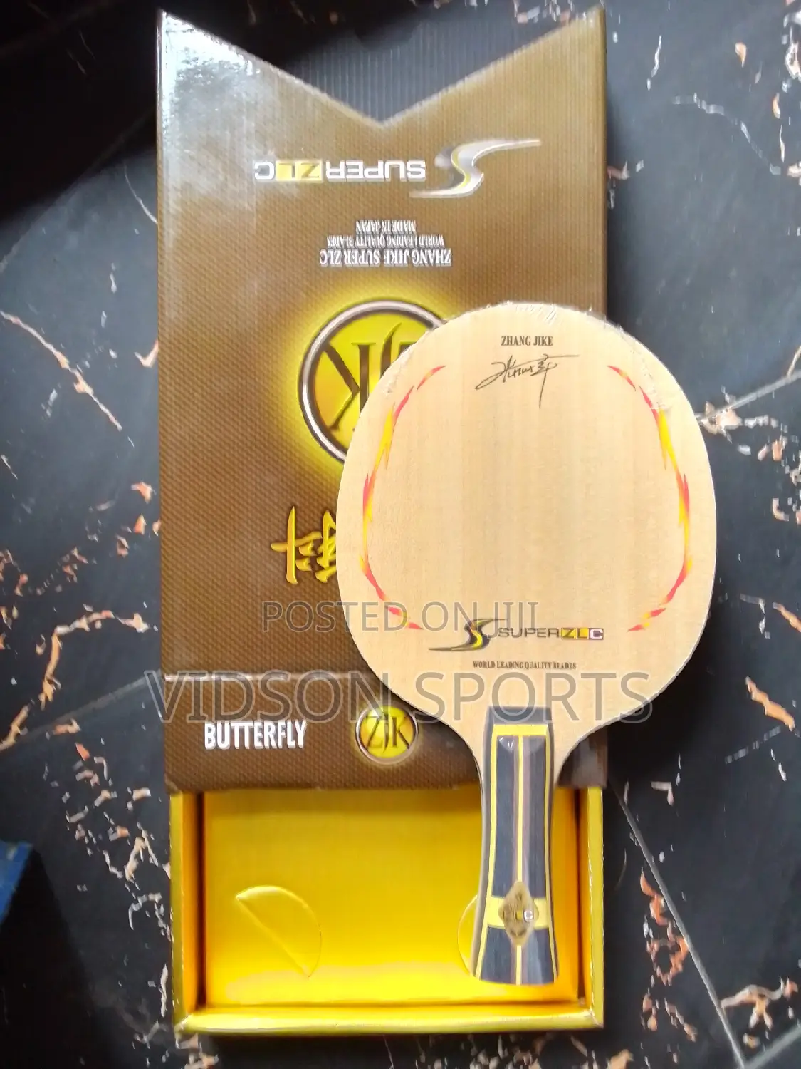 Original Wood Table Tennis Bat