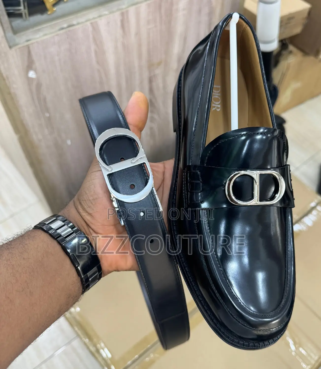 Original CHRISTIAN DIOR Loafers Available in Store