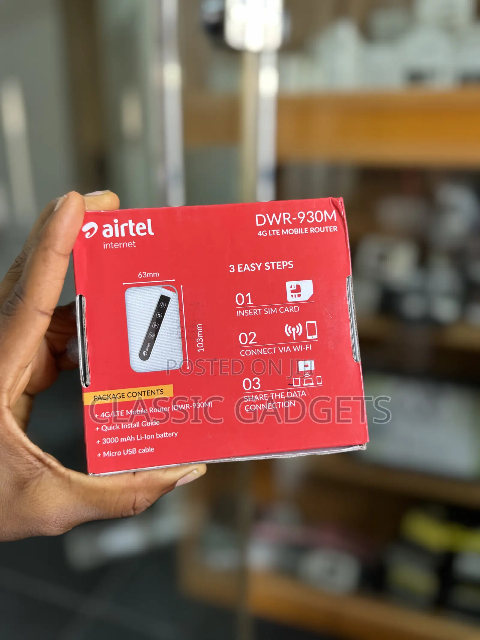Airtel 4g/Lte Mobile Router DWR-930M