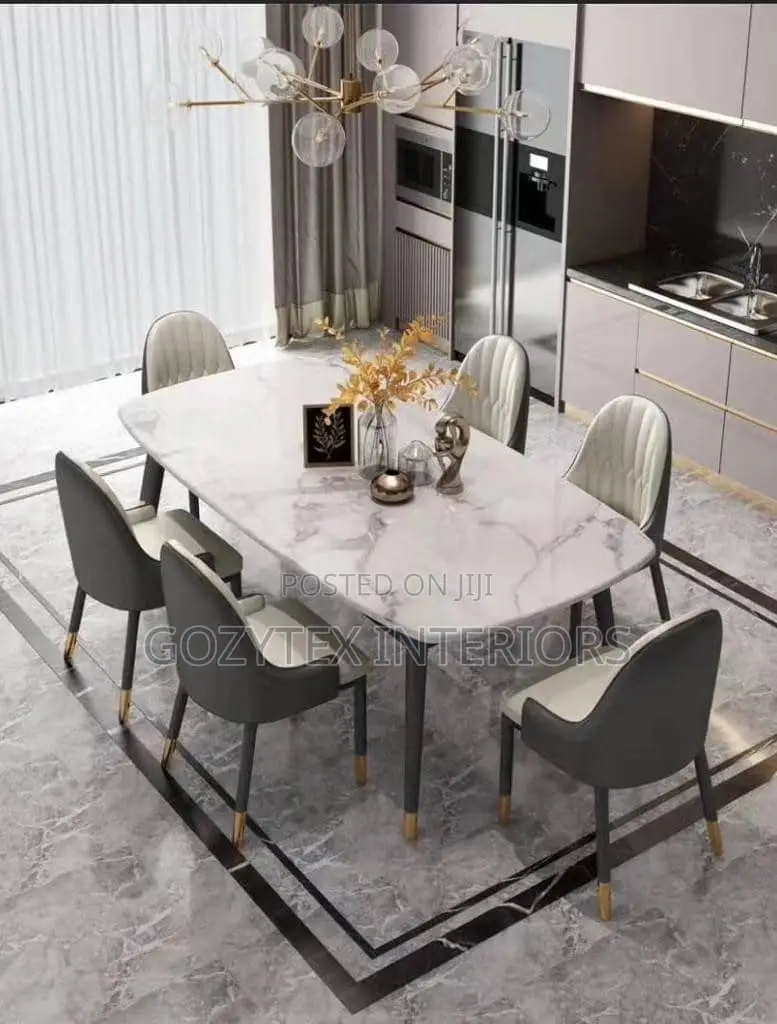 Marble Dinning Table Set