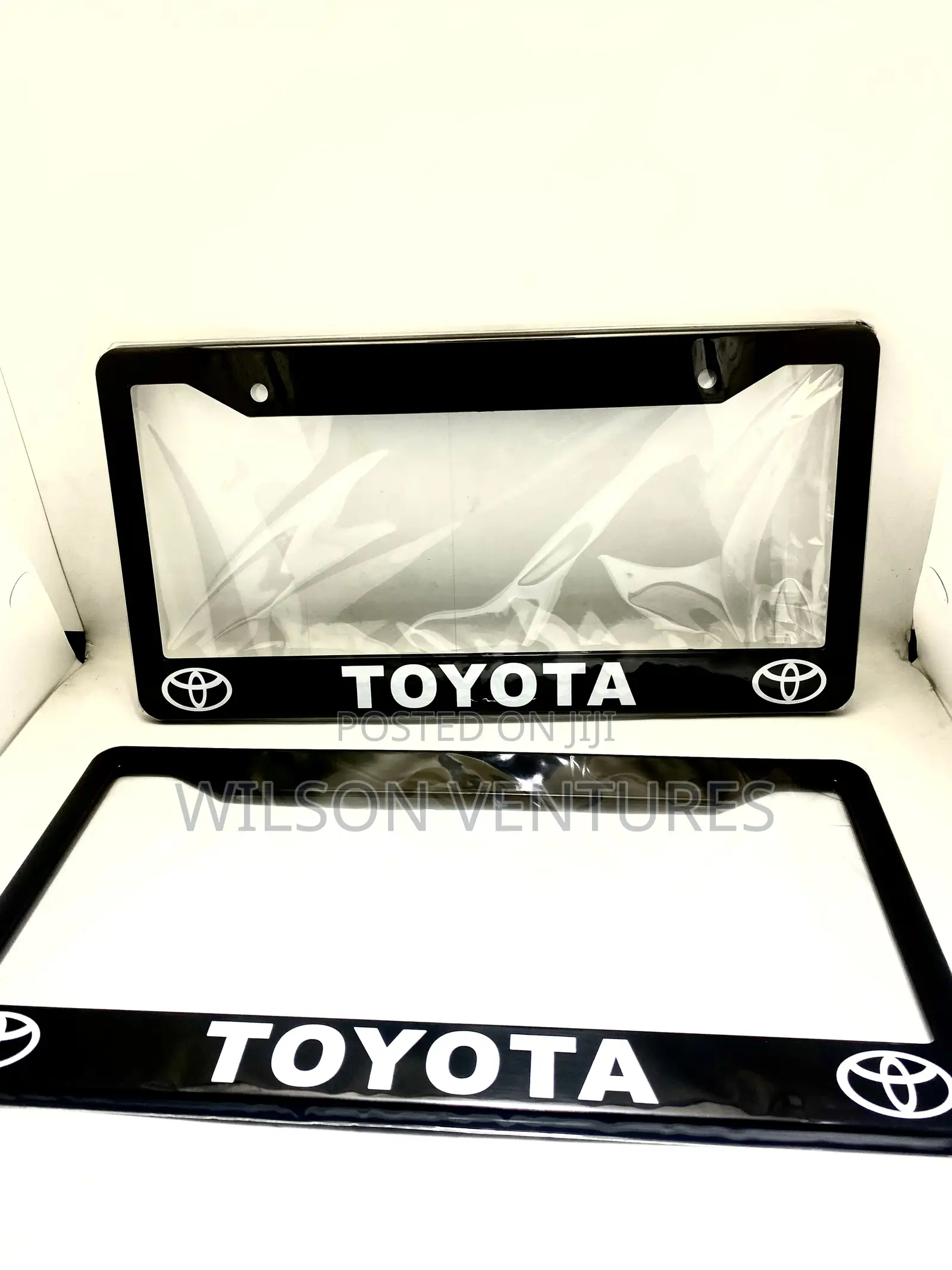 Customized Toyota Plate Number Cover