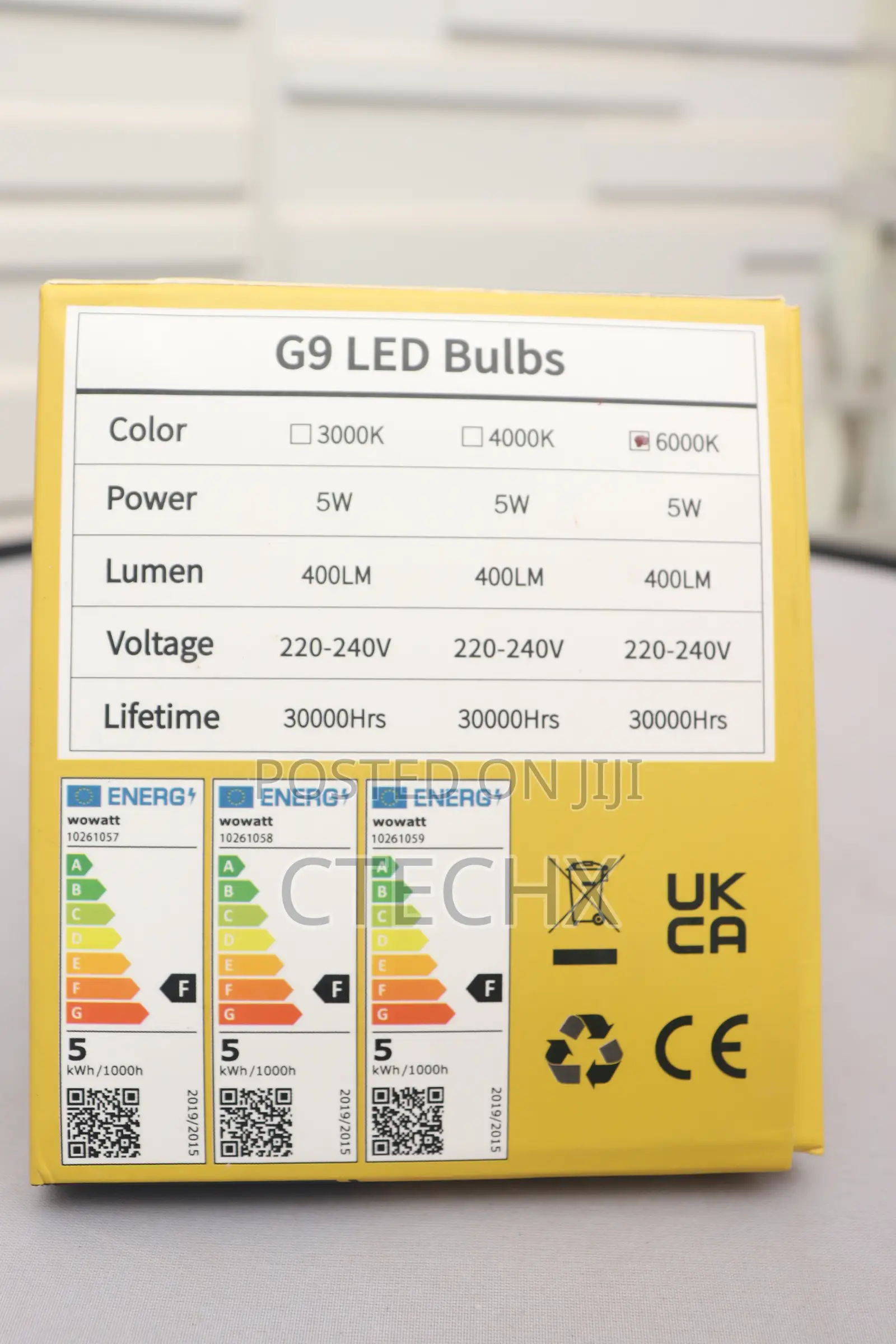 G9 LED Bulbs Dimmable Cool White 10 Pack
