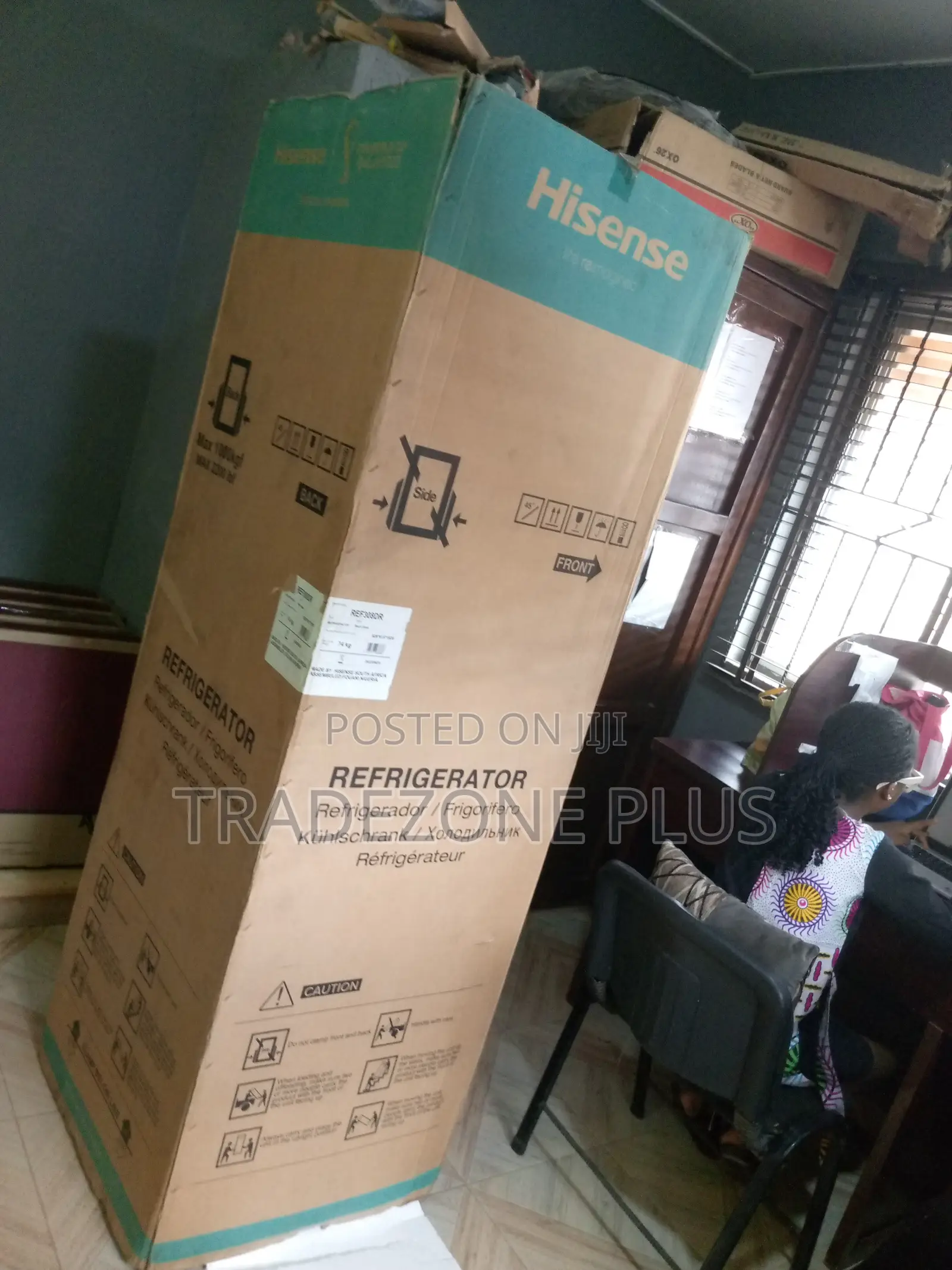 Fast Freezeing 305L Hisense Bottom Freezer Refrigerator